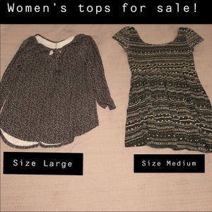 Cute women’s tops for sale!